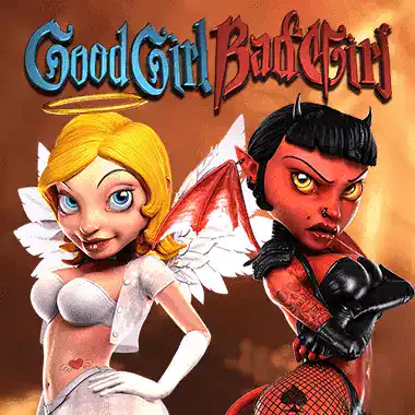 Good Girl Bad Girl Lucky 7 Even Online Casino Games Logo